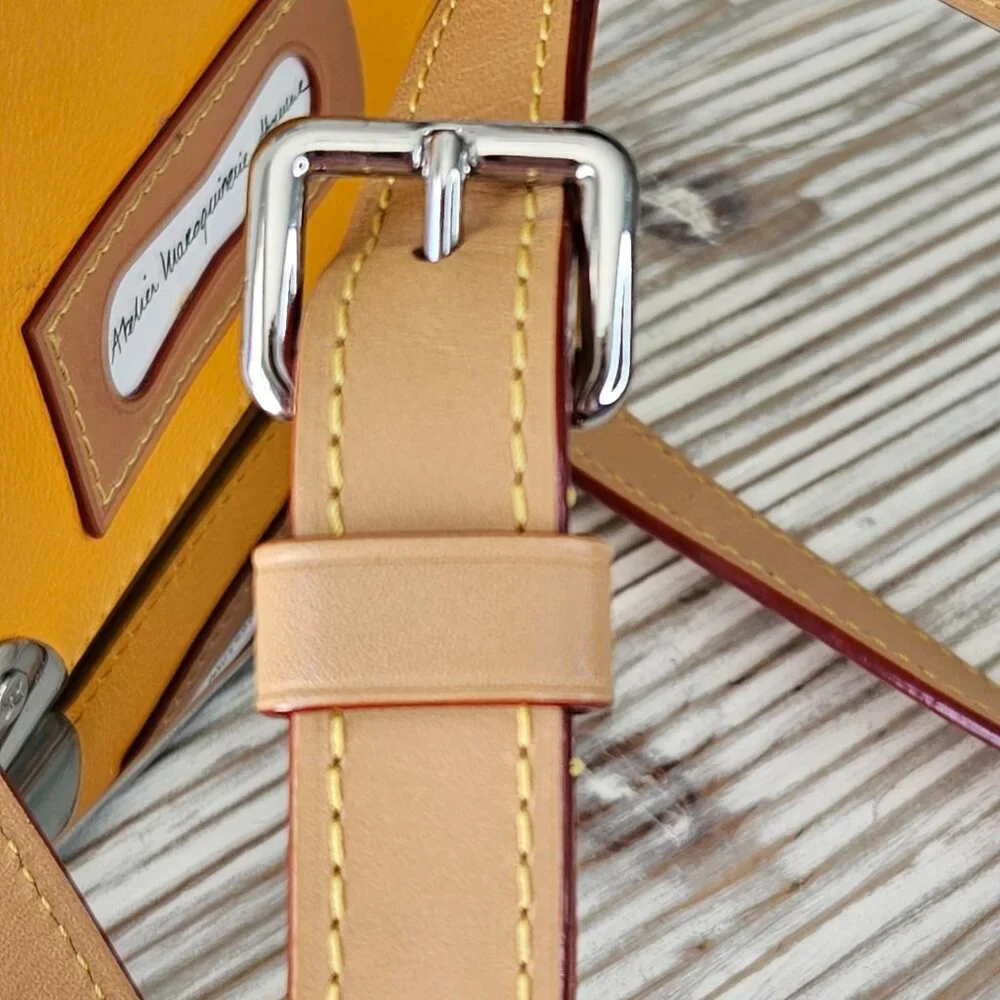 Louis Vuitton #7 Vertical Box Trunk Saffron